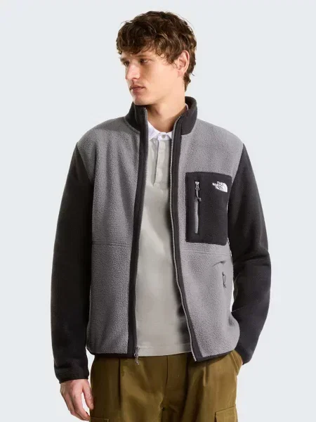 Флисовый свитер The North Face серый