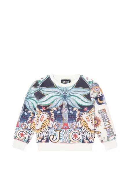 Bluza dziecięca Just Cavalli biała