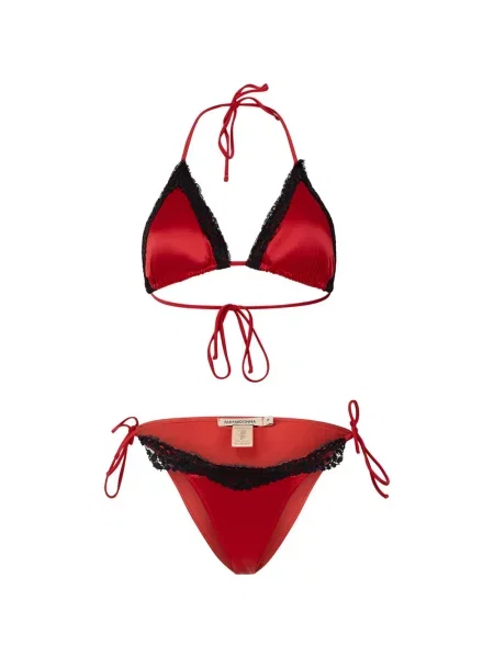 Bikini Paramidonna din dantelă roșu