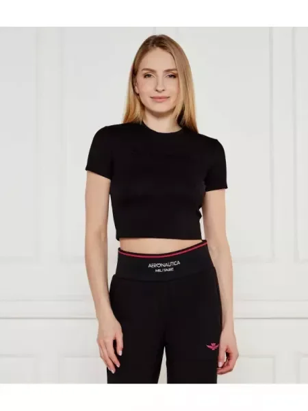 Póló | Cropped Fit fekete