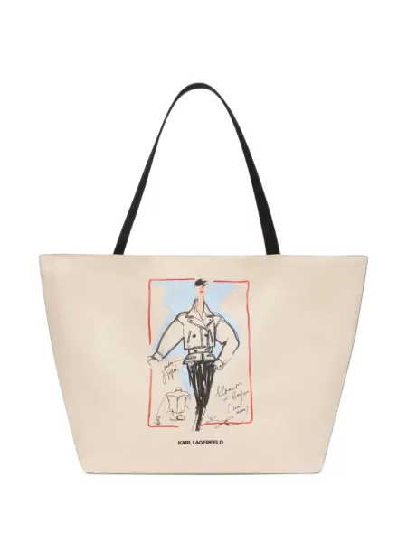 Geantă shopper Karl Lagerfeld cu autograf