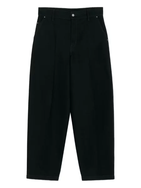 Maxi kalhoty Lemaire černé