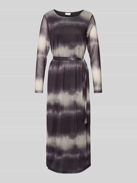 Sukienka midi z wiązanym model ‘VOLETTIS MAI’ Vila czarna