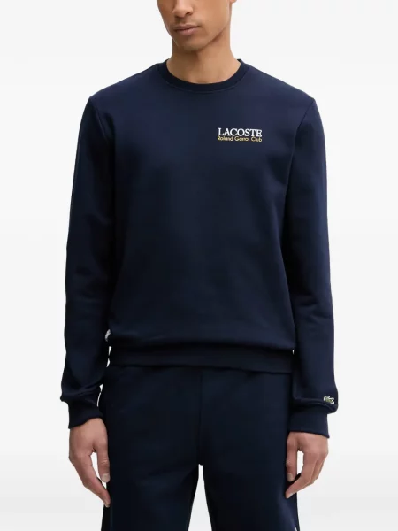Pulover Lacoste cu imagine albastru