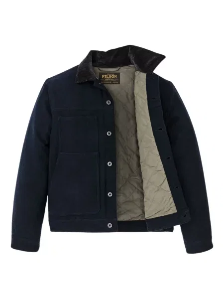 Gulerat geacă Filson de catifea cord albastru