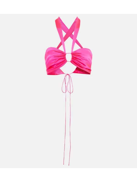 Satynowy top The Sei różowy