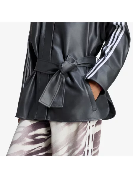Adidas Prechodná bunda Adilenium Season 6 Pleather čierna
