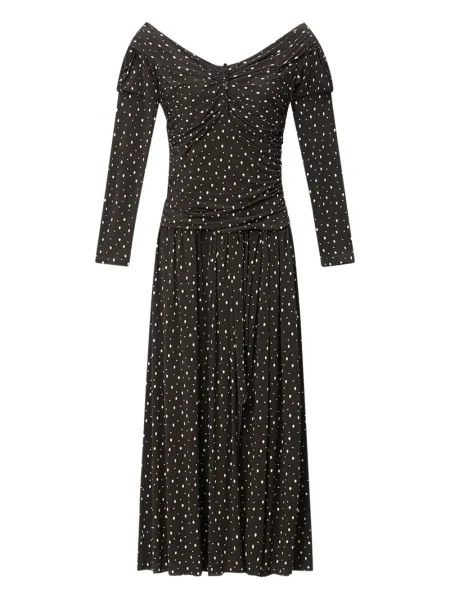 Rochie Isabel Marant cu buline de costum negru