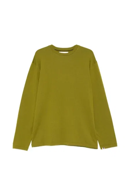 Tricou Extreme Cashmere din cașmir cu mâneci lungi verde