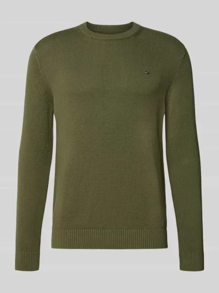 Sweter z dzianiny o kroju regular fit z czystej bawełny Tommy Jeans