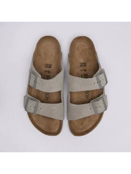 Сникърси Birkenstock Arizona Suede Leather Stone Coin EUR 38 сиво