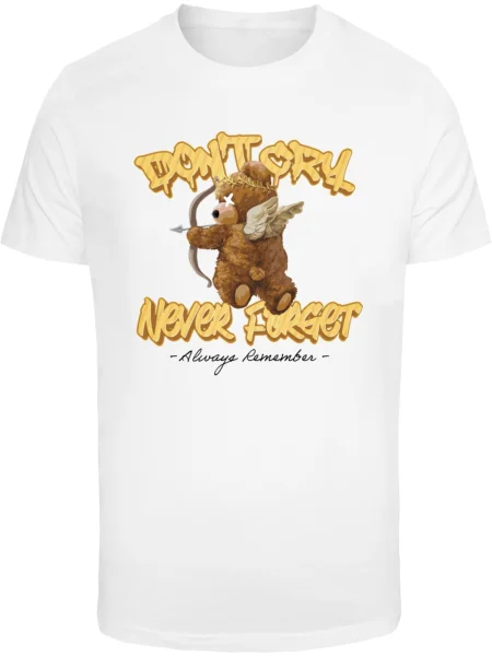 Mister Tee Tričko Don't cry never forget mix barev bílá
