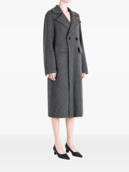 Palton Comme Des Garçons Tao cu două rânduri de nasturi gri