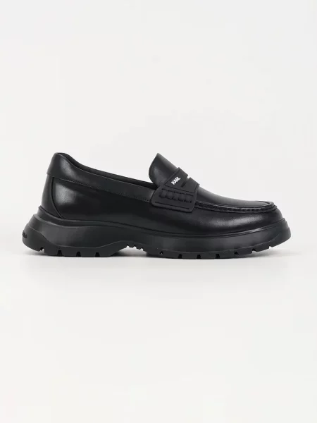 Karl Lagerfeld mocasini de piele MAGNUS negru