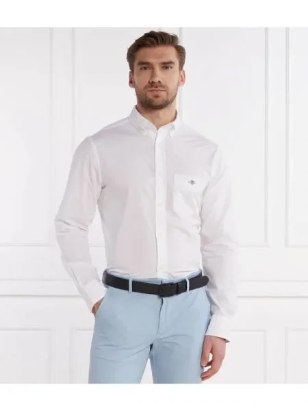 Gant Cămașă POPLIN alb