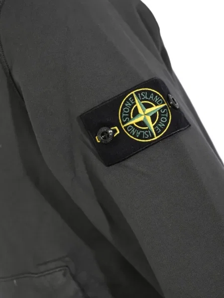 Hanorac cu glugă Stone Island cu strasuri gri