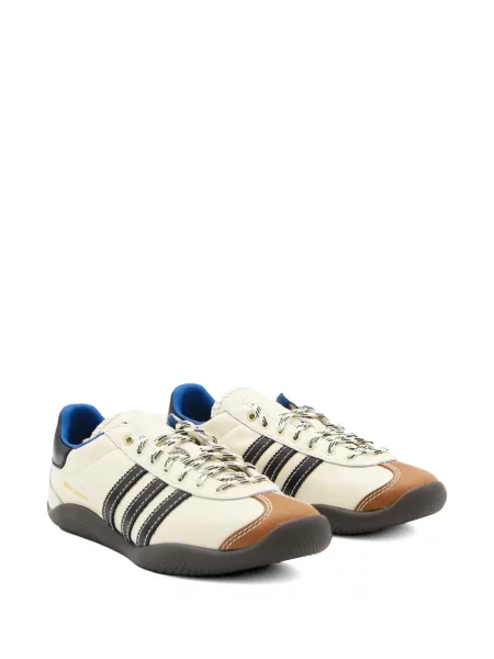 Geacă Adidas cu broderie cu model piele de șarpe maro