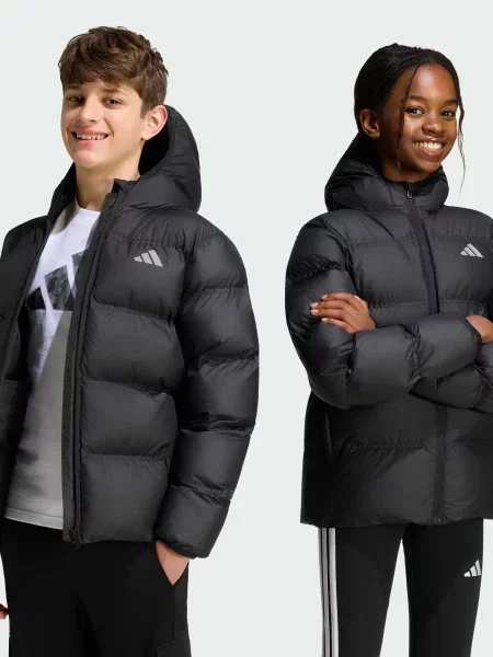 Детская демисезонная куртка Adidas черная