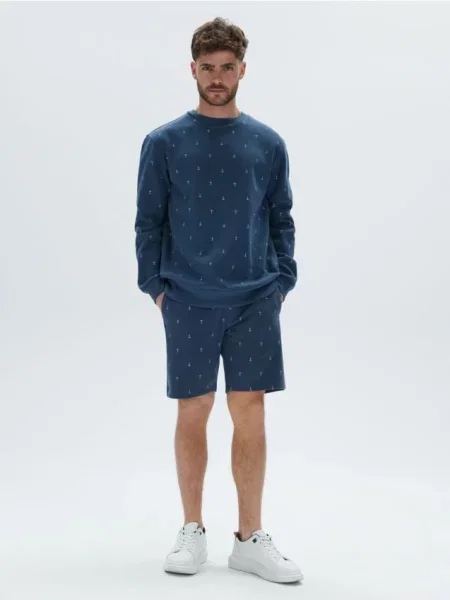 Sinsay Šortky slim indigo