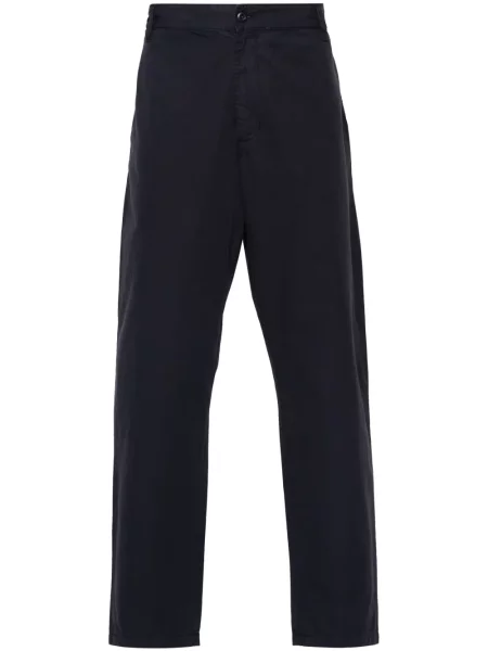 Pantaloni Carhartt Wip cu aplicații conici albastru