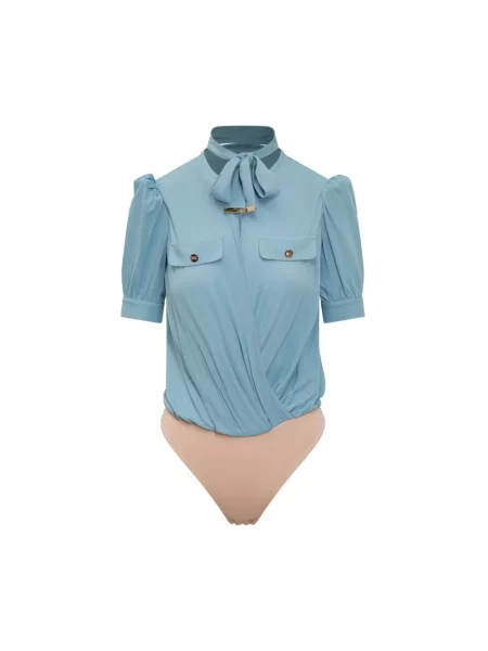 Koszulka Elisabetta Franchi niebieska