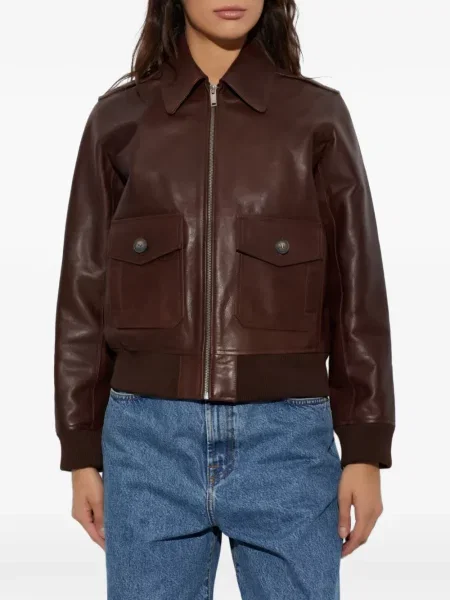 Scurt geanta de piele A.p.c. maro