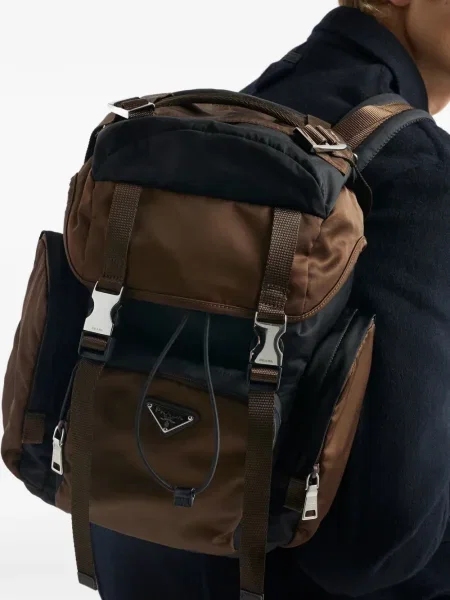 Rucsac Prada din piele negru