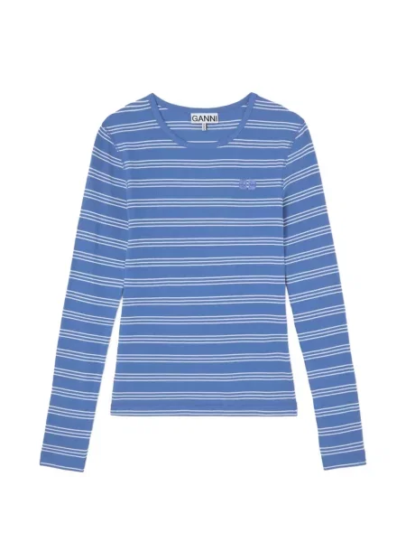 Tricou Ganni albastru
