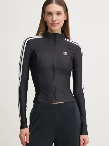 Adidas Originals bluza 3S SLIM TT wzorzysta czarny