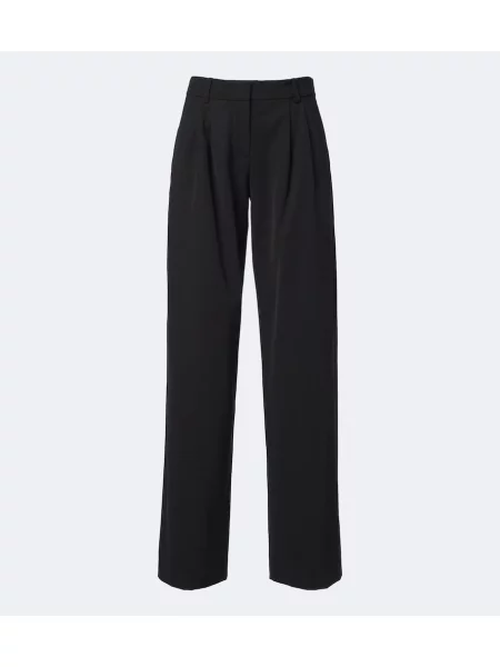 Pantaloni Isabel Marant de lână negru