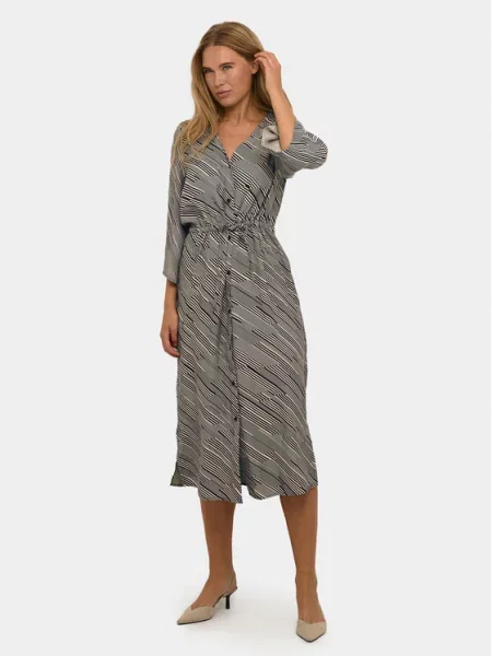 Kaffe Sukienka koszulowa Harper beżowy