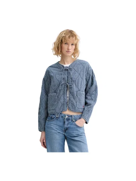 Levi's kurtka RUE LINER JACKET niebieska