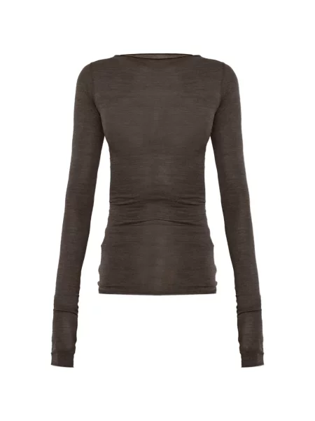 Lung tricou Rick Owens gri
