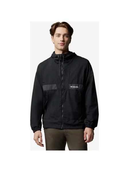 Kurtka z kapturem Columbia Spire Valley Windbreaker S czarna