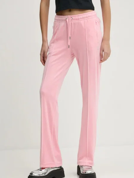 Juicy Couture spodnie dresowe różowe