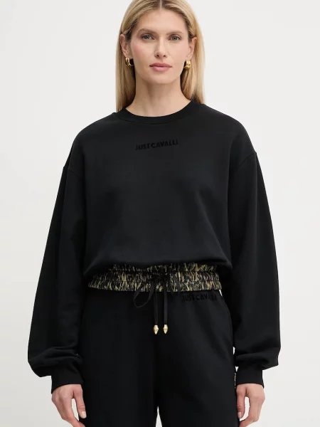 Just Cavalli hanorac de uni negru
