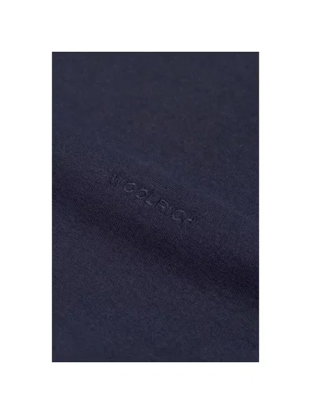Bluza nierozpinana Woolrich z logo niebieska