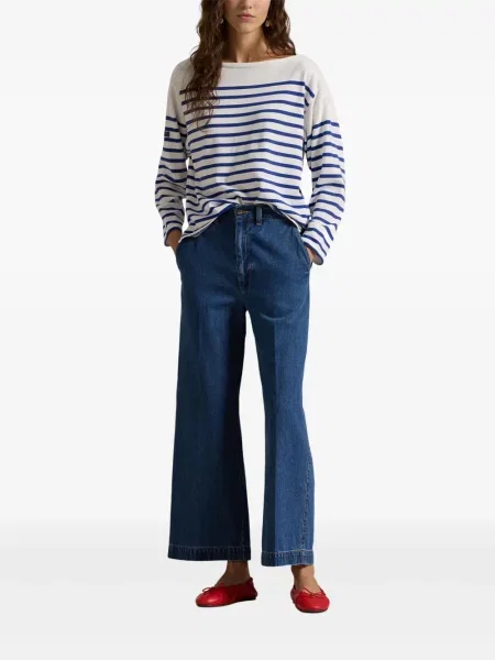 Kostiumas marškinėliai Polo Ralph Lauren satininis iki kelių balta