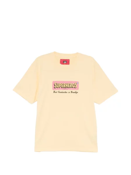 Tricou Kidsuper cu imagine galben