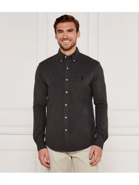 POLO RALPH LAUREN Cămașă Oxford | feather weight twill gri