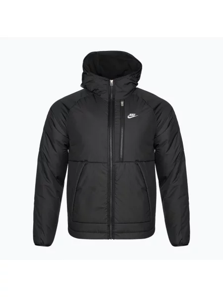 Férfi bélelt kabát Nike Sportsewar Therma- Fit Repel Dark Smoke Grey/dark smoke grey/white Sportsewar Therma- Fit Repel fehér