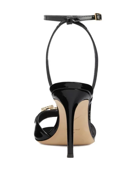 Sandale Giuseppe Zanotti de cristal negru