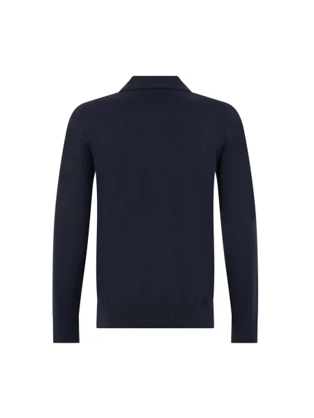 Sweter Paolo Pecora wełniany niebieski