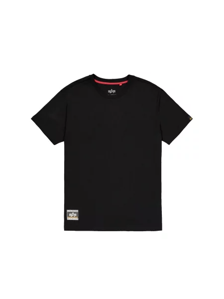 ALPHA INDUSTRIES Tricou bej / negru alb