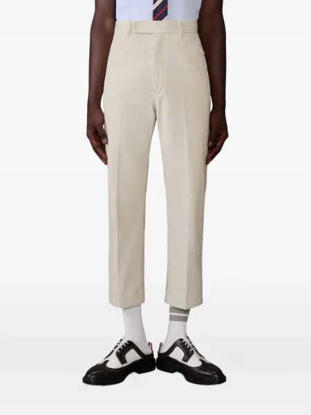 Pantaloni chino Thom Browne de catifea cord