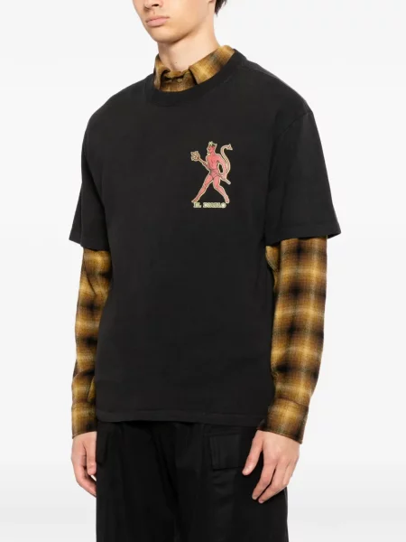 Tricou Melt cu imagine gri