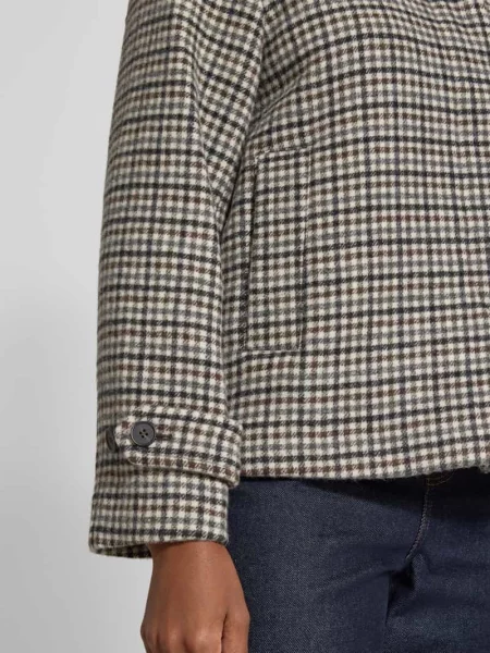 Kurtka o kroju regular fit z mieszanki bawełny model ‘Checked’ Gant
