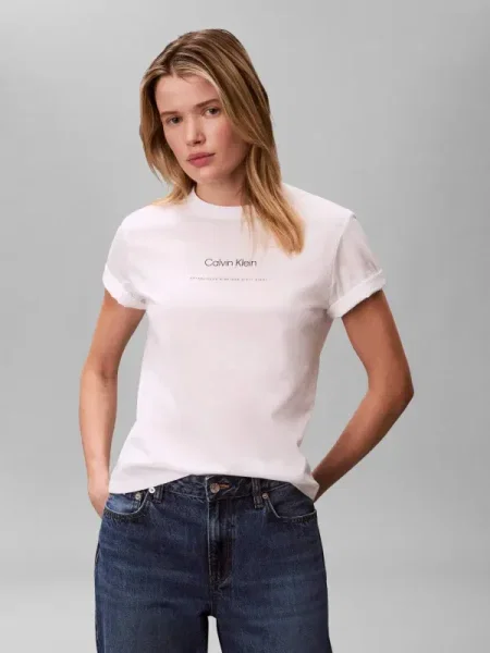 Calvin Klein Jeans Tricou alb