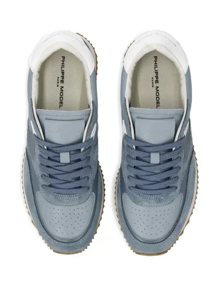 Sneakerși Philippe Model Paris din piele albastru