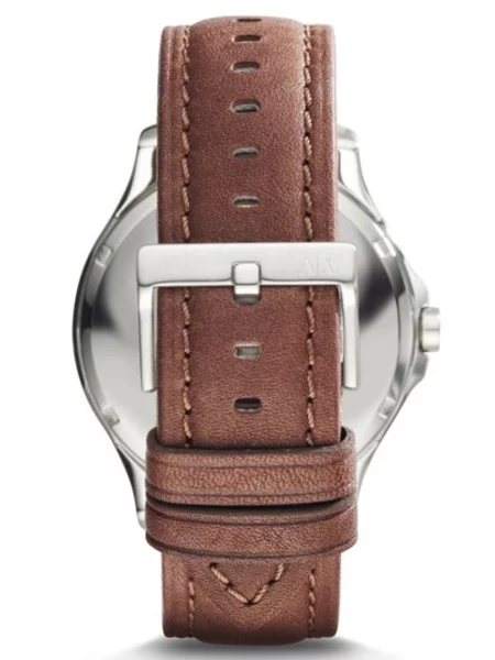 Emporio Armani Ceas analogic albastru închis argintiu maro